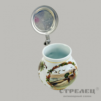 фото — кружка пивная с крышкой «утки»
